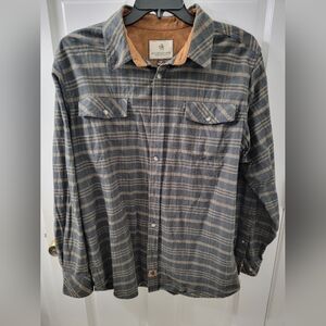 Legendary Whitetails Men's Plaid Jacket - Gray and Tan